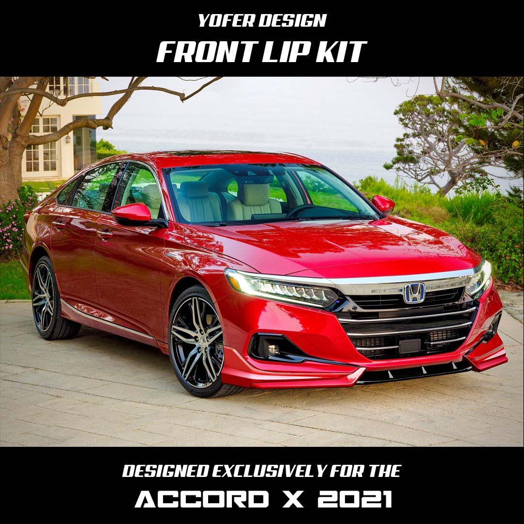 [ACCORD X 2021 - 2022] YOFER DESIGN© FRONT LIP KIT - XGENAUTO