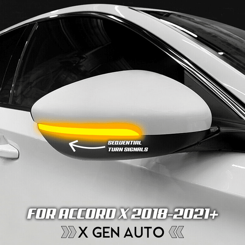 [ACCORD X] SEQUENTIAL LED MIRROR SIGNALS - XGENAUTO