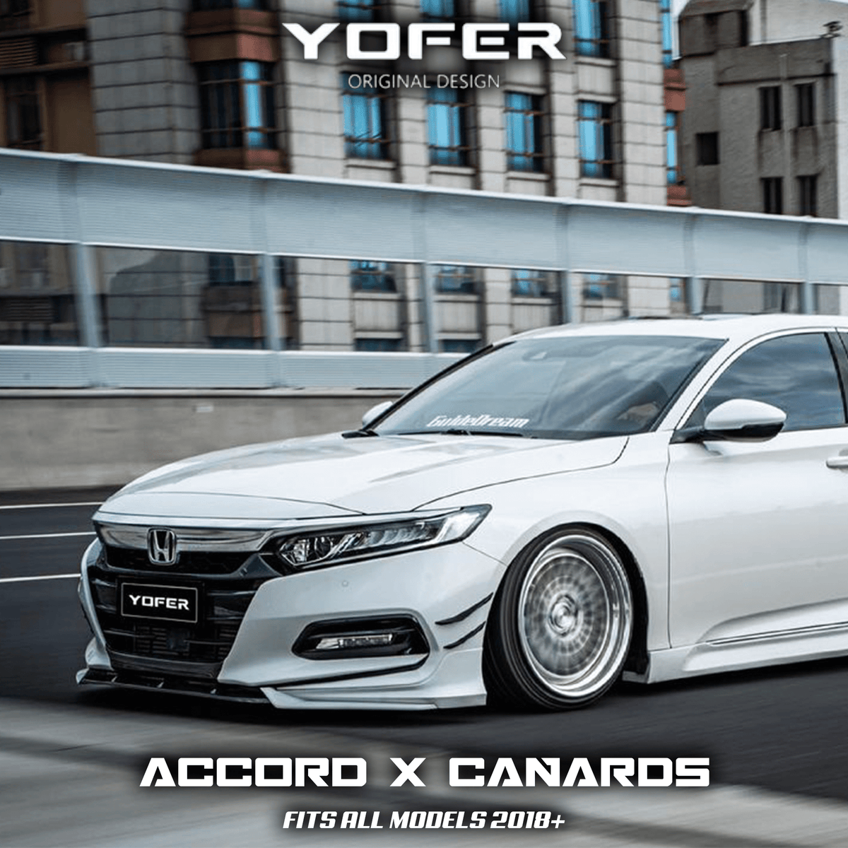 [ACCORD X] YOFER DESIGN© CANARD AERO KIT - XGENAUTO