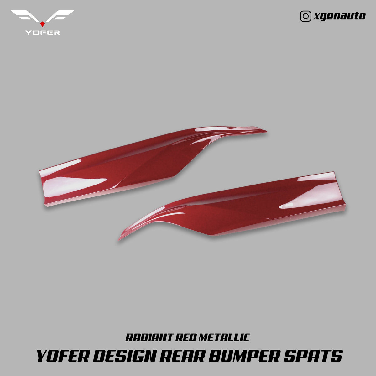 [ACCORD X] YOFER DESIGN© REAR BUMPER SPATS V1 - XGENAUTO