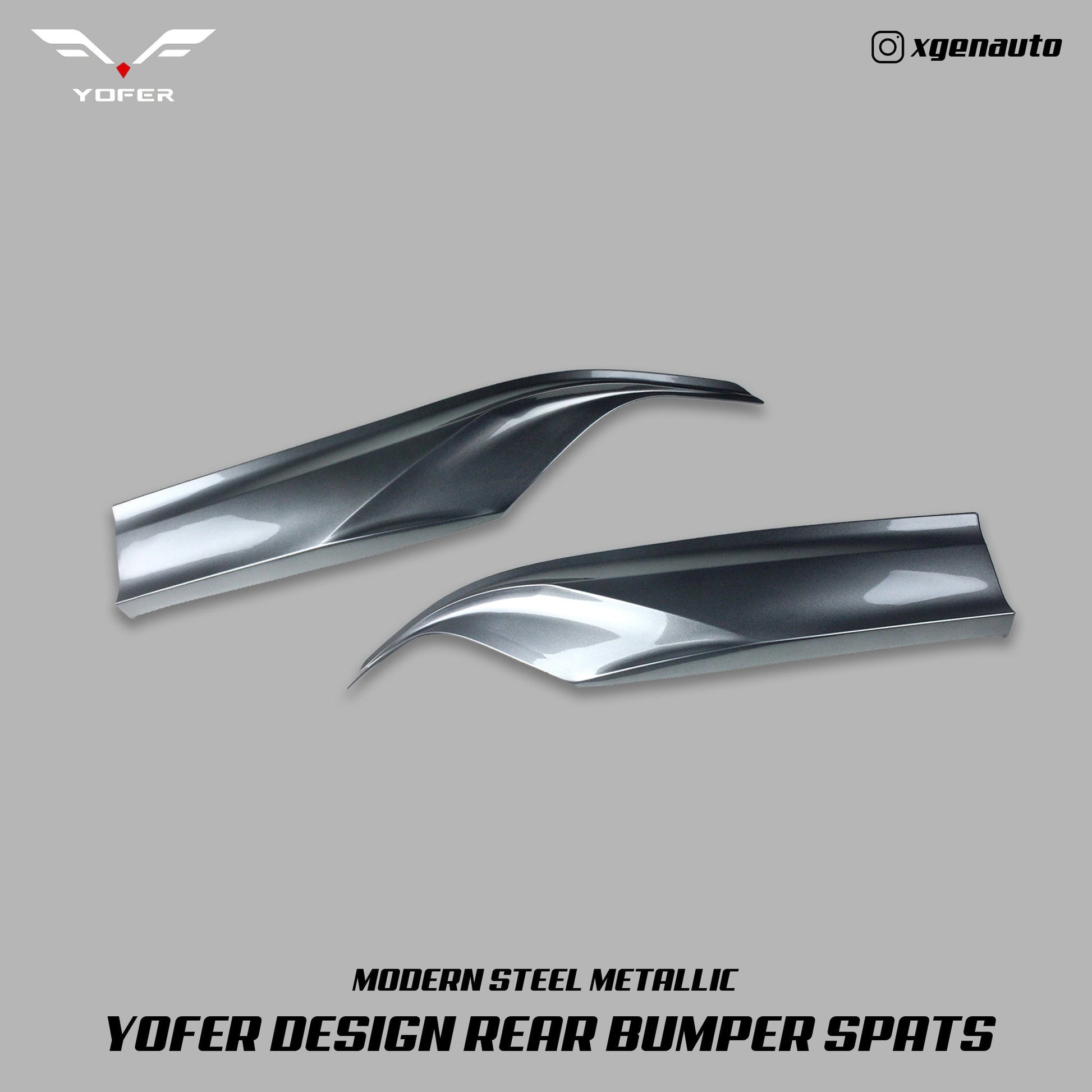[ACCORD X] YOFER DESIGN© REAR BUMPER SPATS V1 - XGENAUTO