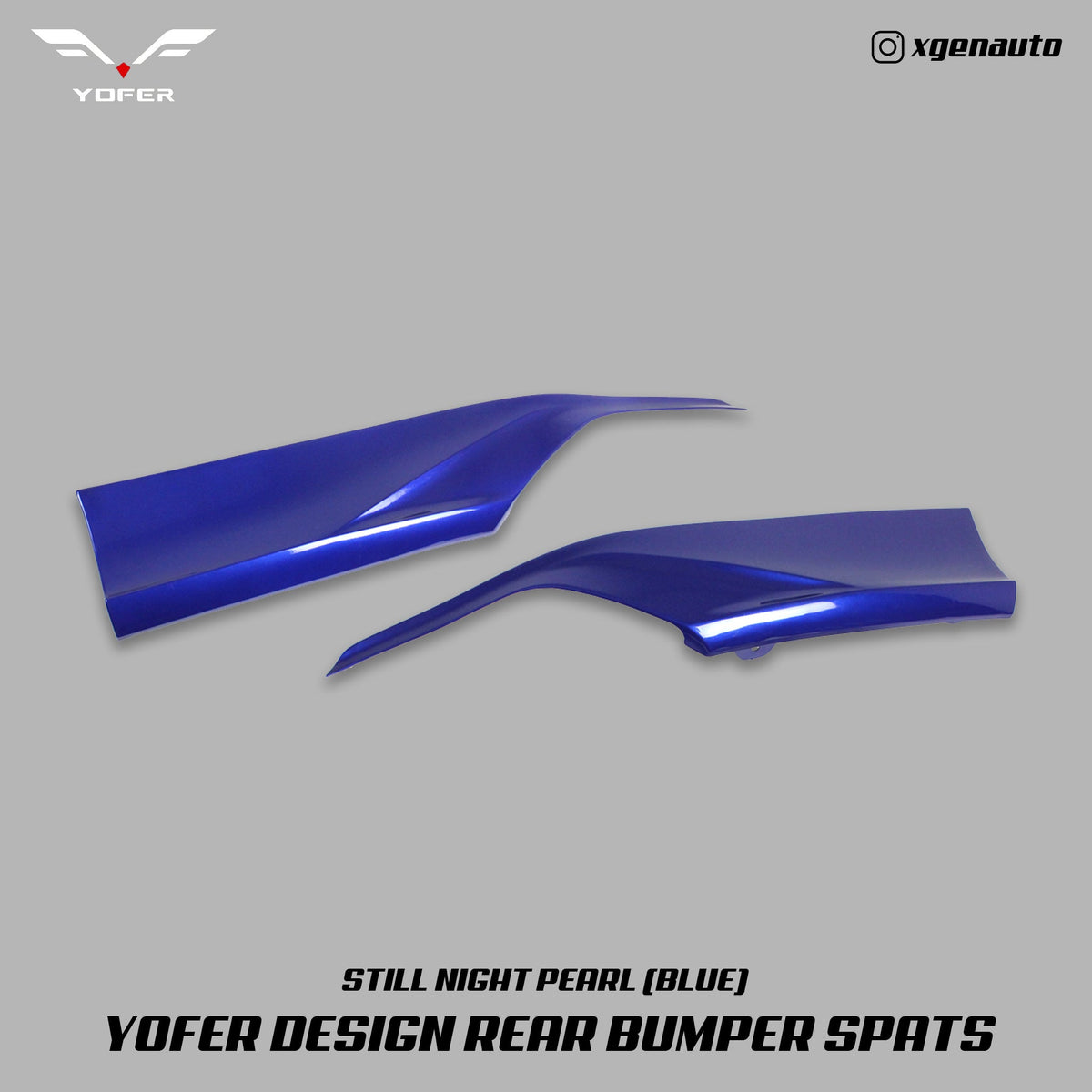 [ACCORD X] YOFER DESIGN© REAR BUMPER SPATS V1 - XGENAUTO