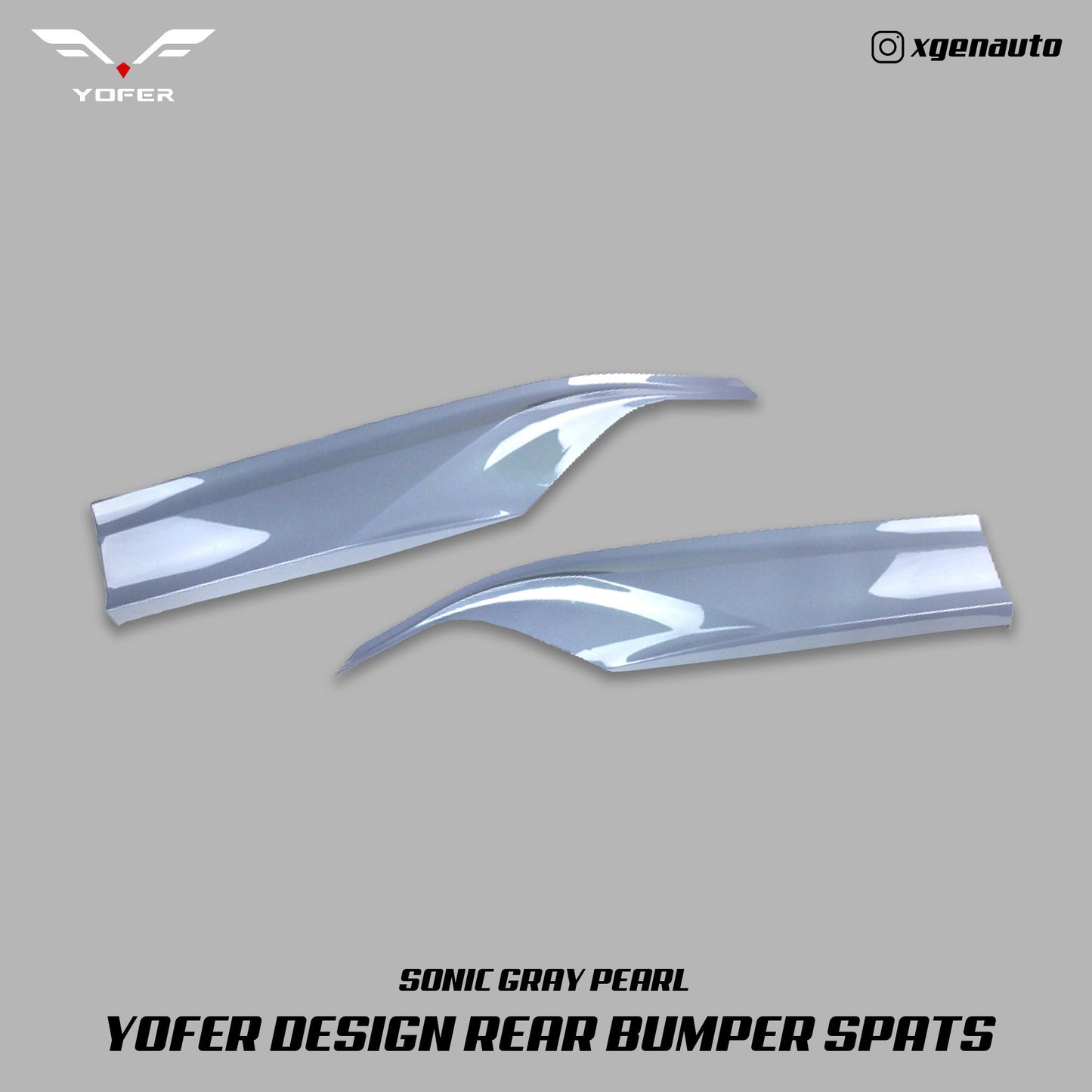 [ACCORD X] YOFER DESIGN© REAR BUMPER SPATS V1 - XGENAUTO