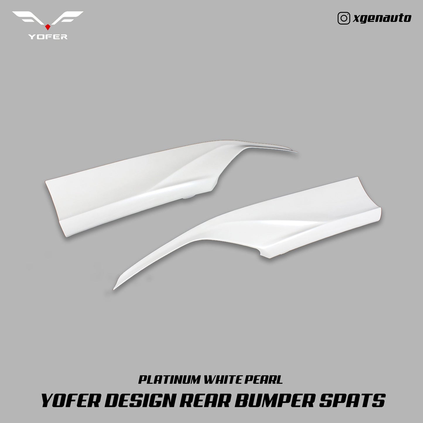 [ACCORD X] YOFER DESIGN© REAR BUMPER SPATS V1 - XGENAUTO