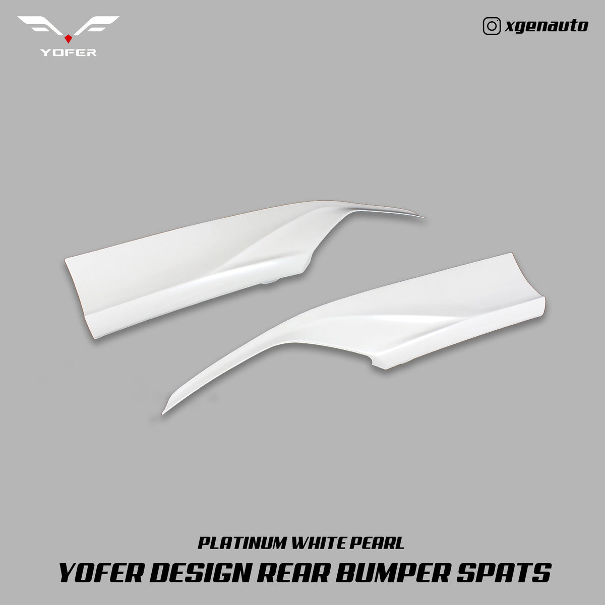 [ACCORD X] YOFER DESIGN© REAR BUMPER SPATS V1 - XGENAUTO