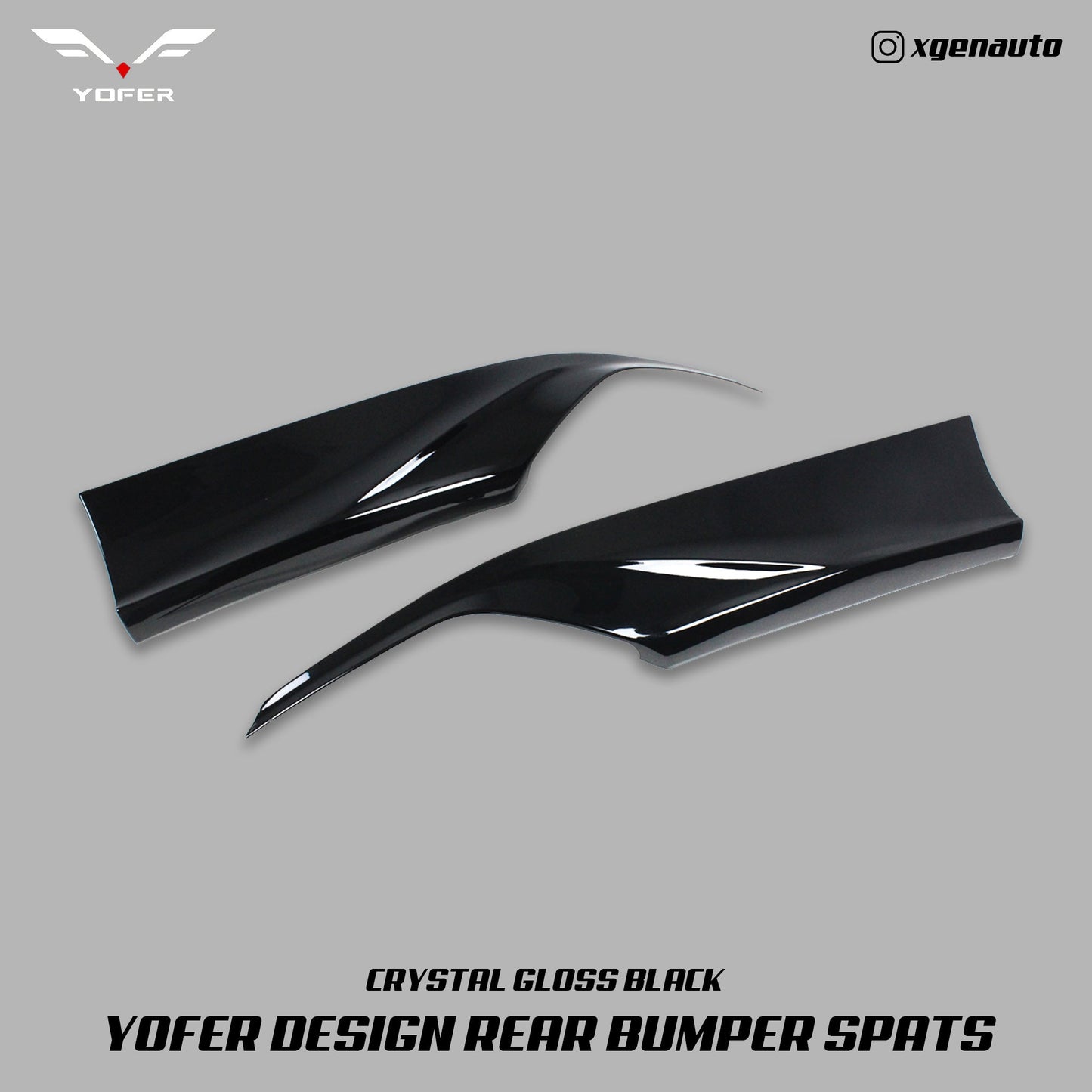 [ACCORD X] YOFER DESIGN© REAR BUMPER SPATS V1 - XGENAUTO