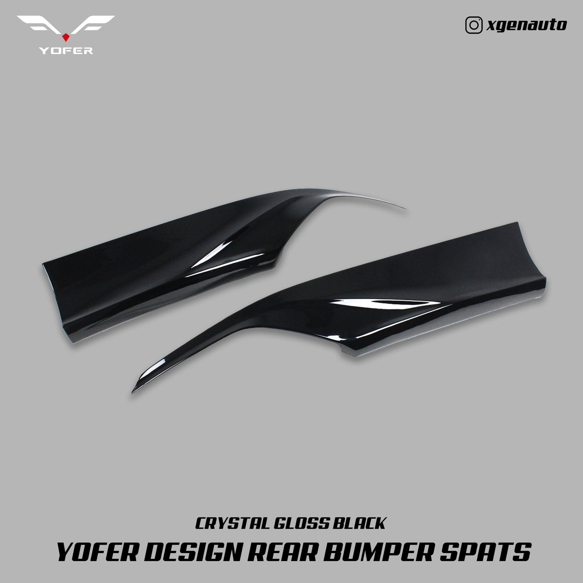 [ACCORD X] YOFER DESIGN© REAR BUMPER SPATS V1 - XGENAUTO