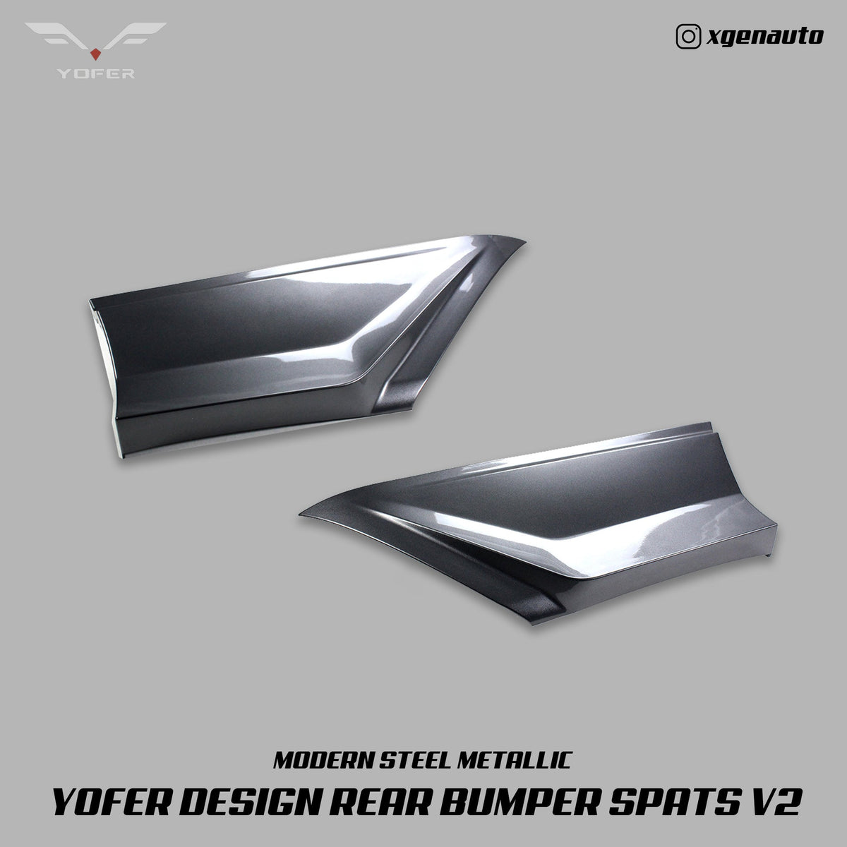 [ACCORD X] YOFER DESIGN© REAR BUMPER SPATS V2 - XGENAUTO