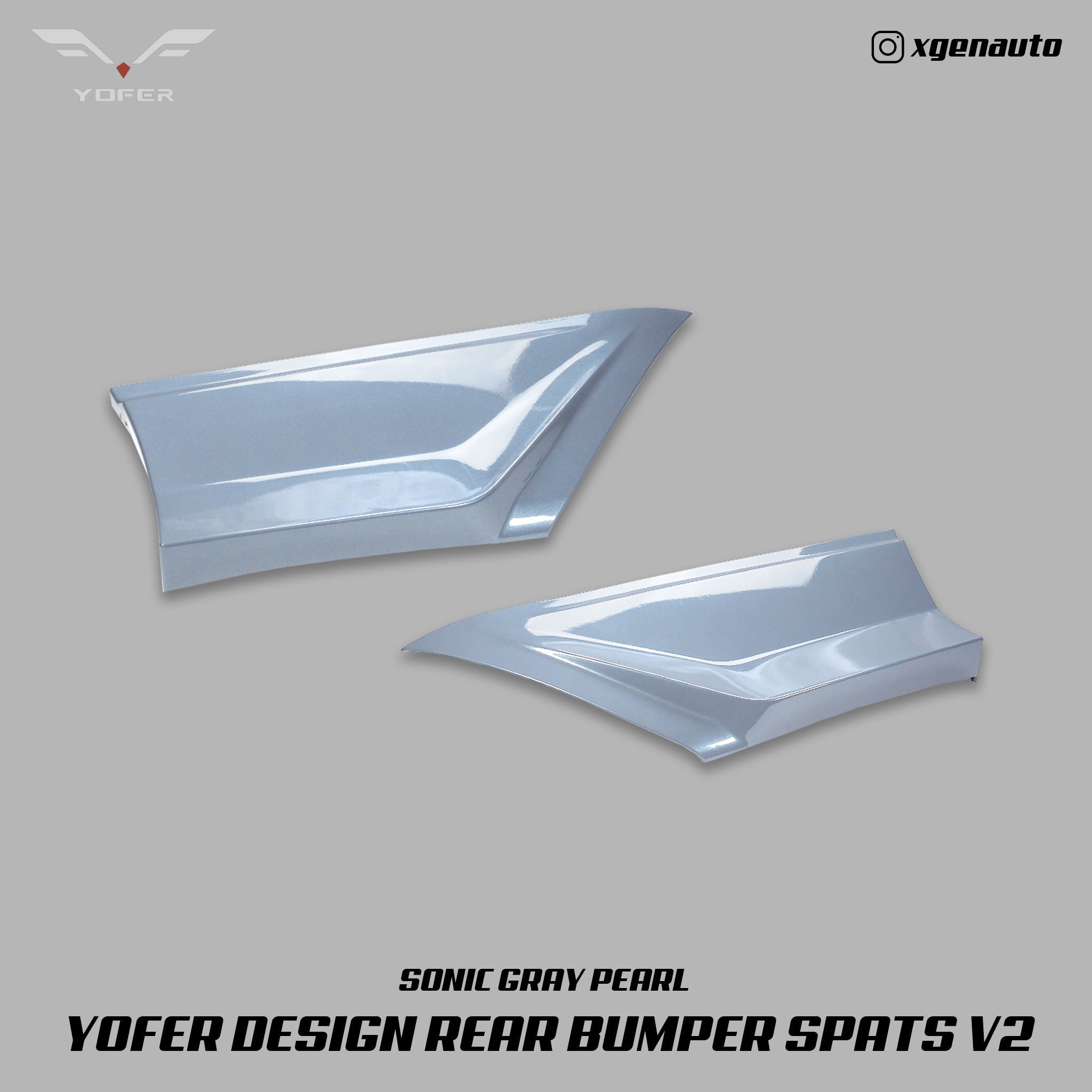 ACCORD X] YOFER DESIGN© REAR BUMPER SPATS V2 – XGENAUTO