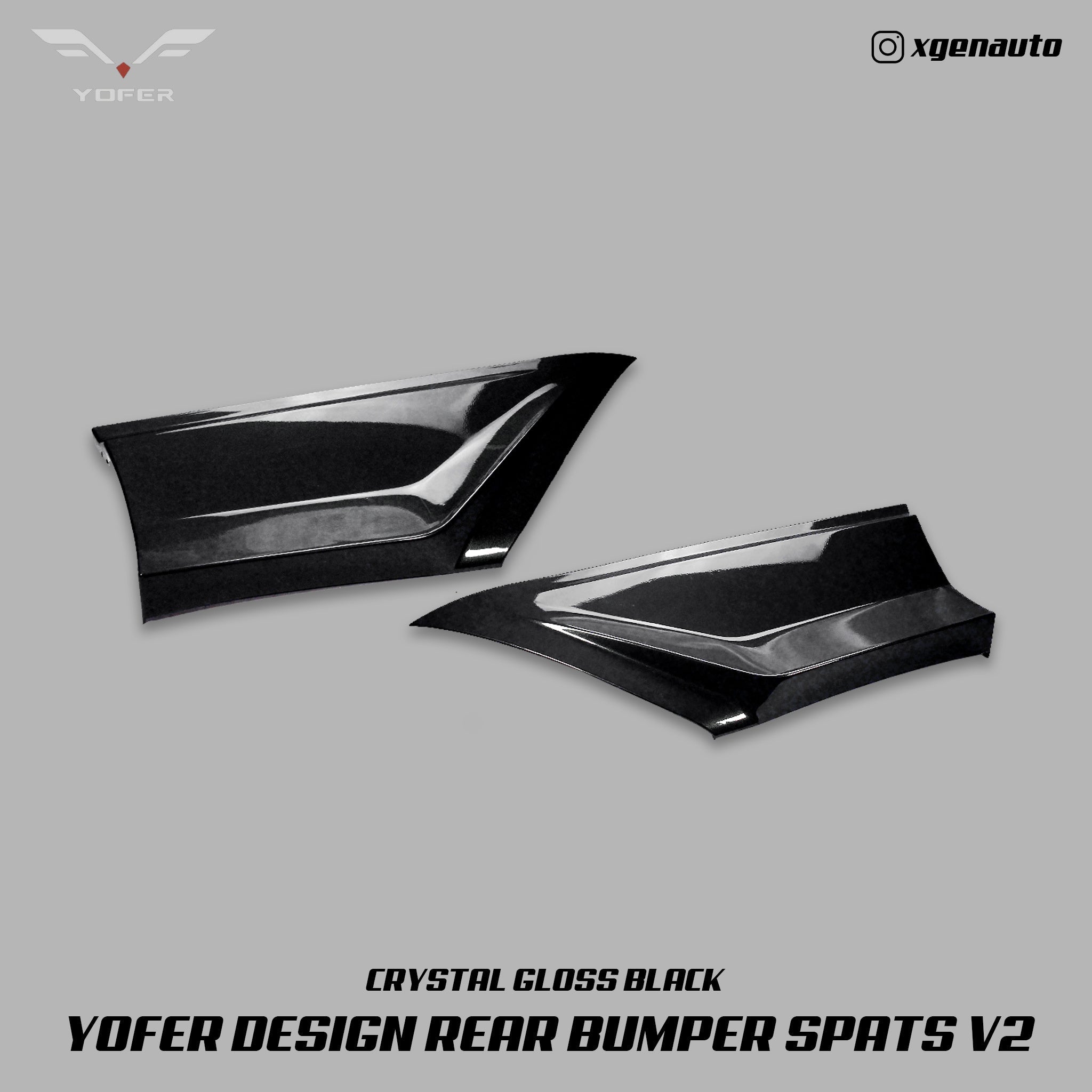 ACCORD X] YOFER DESIGN© REAR BUMPER SPATS V2 – XGENAUTO