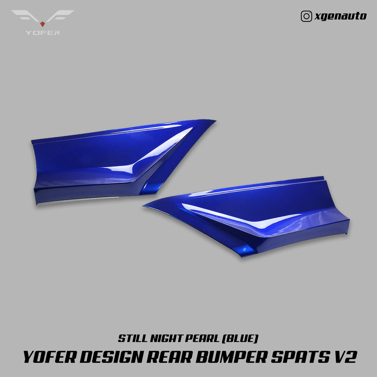 [ACCORD X] YOFER DESIGN© REAR BUMPER SPATS V2 - XGENAUTO