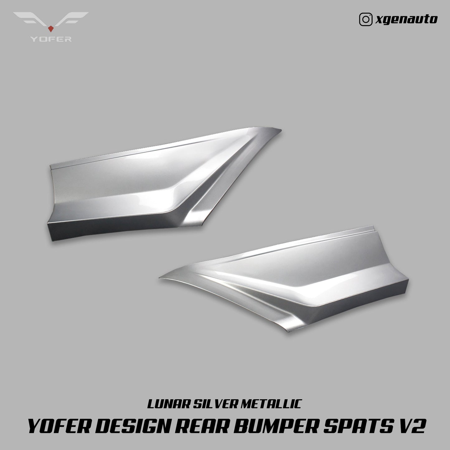 [ACCORD X] YOFER DESIGN© REAR BUMPER SPATS V2 - XGENAUTO