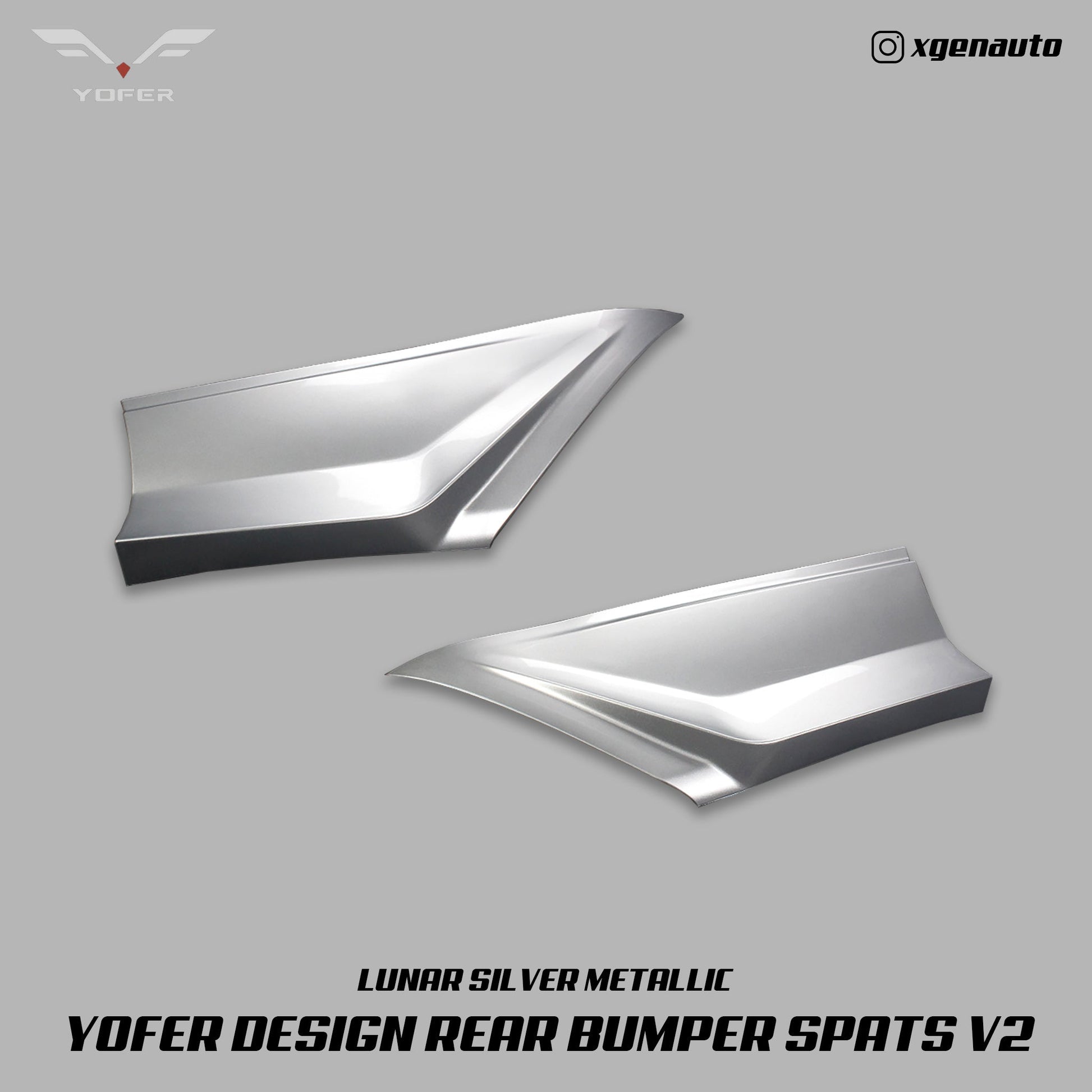 [ACCORD X] YOFER DESIGN© REAR BUMPER SPATS V2 - XGENAUTO