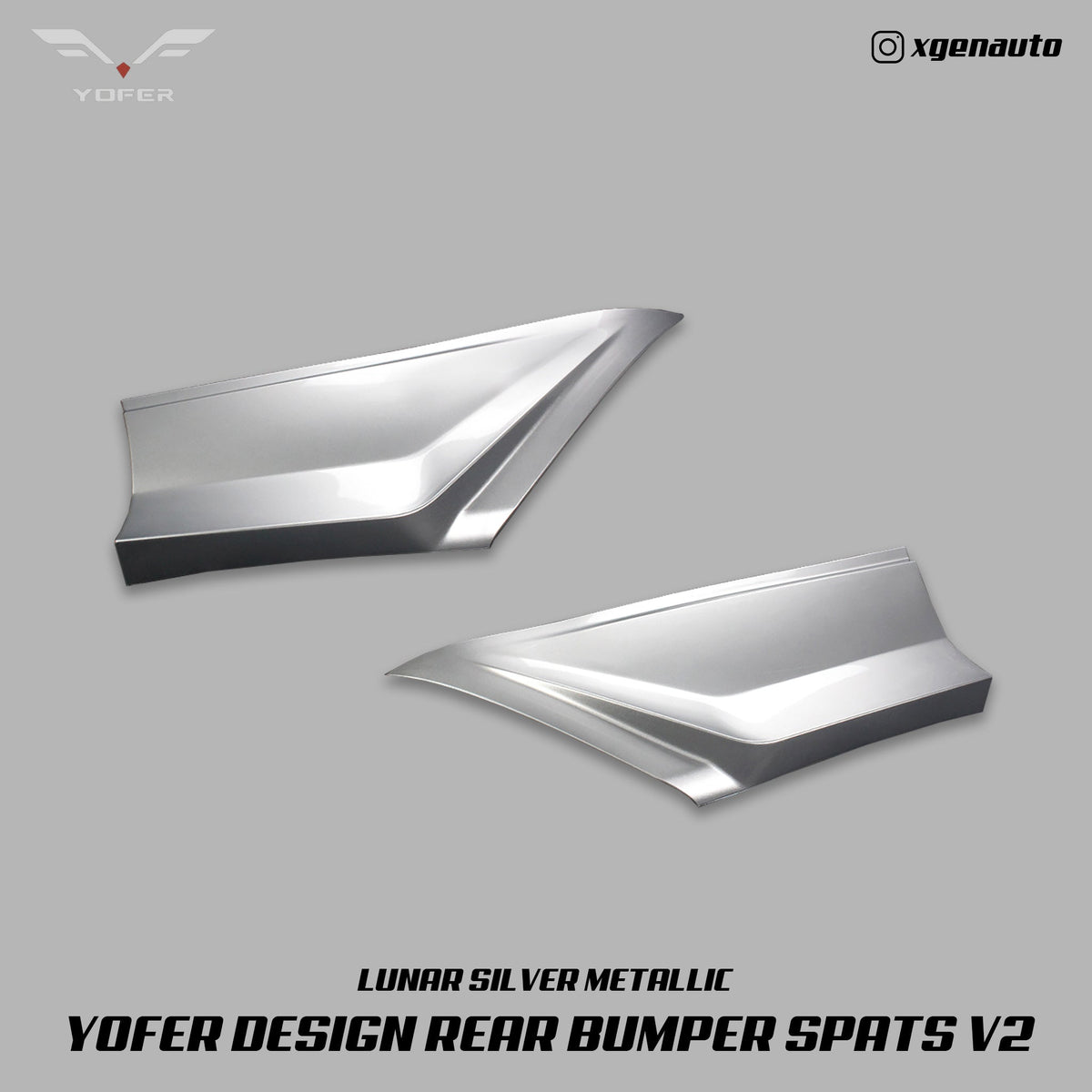 [ACCORD X] YOFER DESIGN© REAR BUMPER SPATS V2 - XGENAUTO
