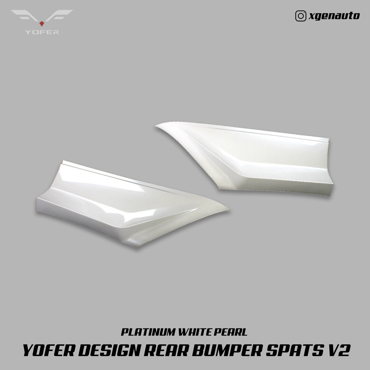 [ACCORD X] YOFER DESIGN© REAR BUMPER SPATS V2 - XGENAUTO