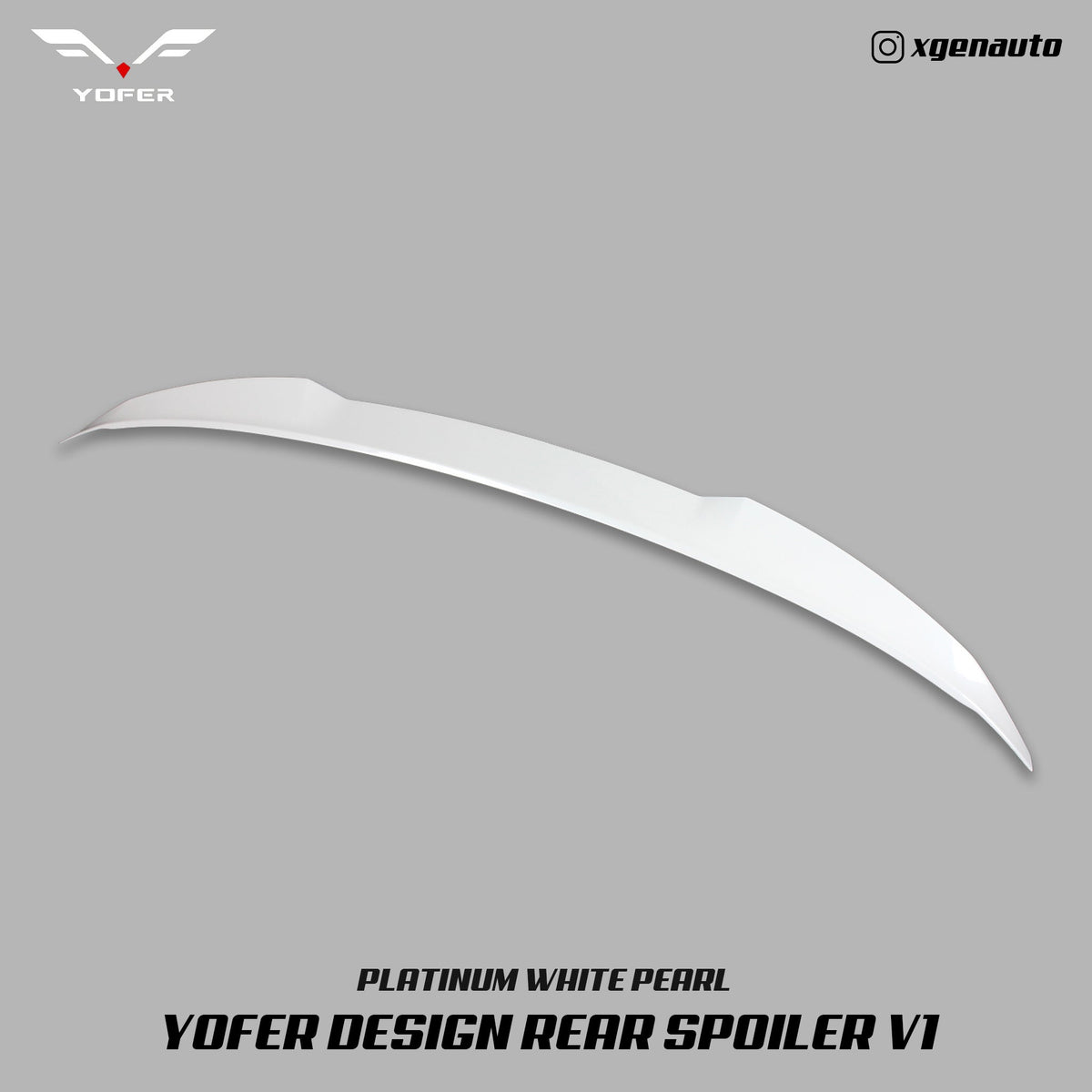[ACCORD X] YOFER DESIGN© REAR SPOILER V1 - XGENAUTO
