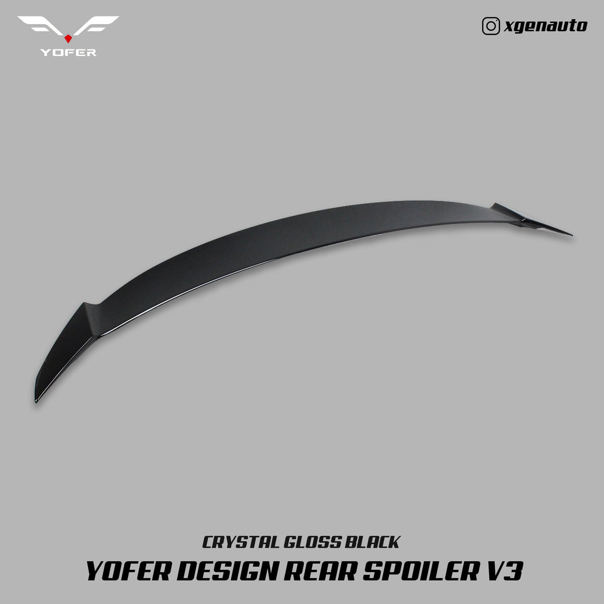 [ACCORD X] YOFER DESIGN© REAR SPOILER V3 - XGENAUTO
