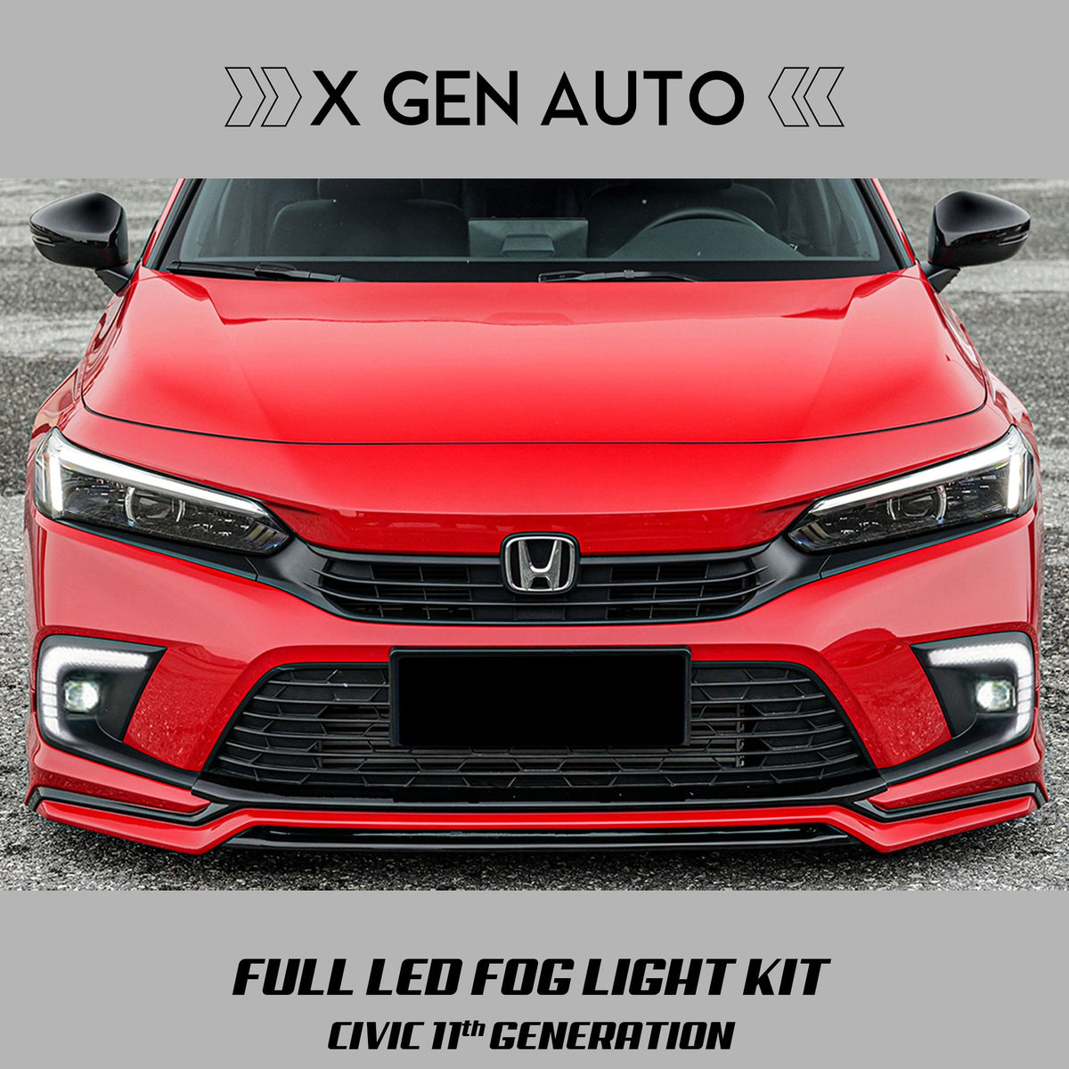 [CIVIC 11TH] FULL LED FOG LIGHT KIT V1 - XGENAUTO