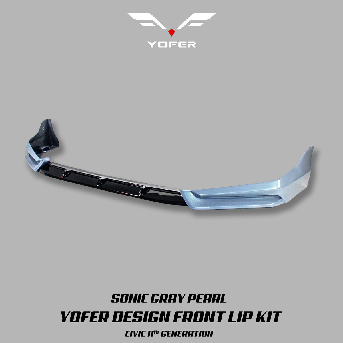 [CIVIC 11TH] YOFER DESIGN© FRONT LIP KIT V1 - XGENAUTO
