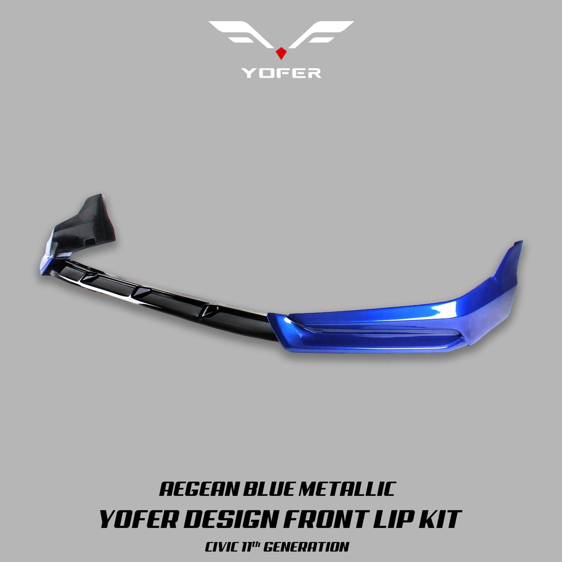 [CIVIC 11TH] YOFER DESIGN© FRONT LIP KIT V1 - XGENAUTO