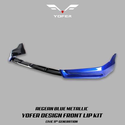 [CIVIC 11TH] YOFER DESIGN© FRONT LIP KIT V1 - XGENAUTO