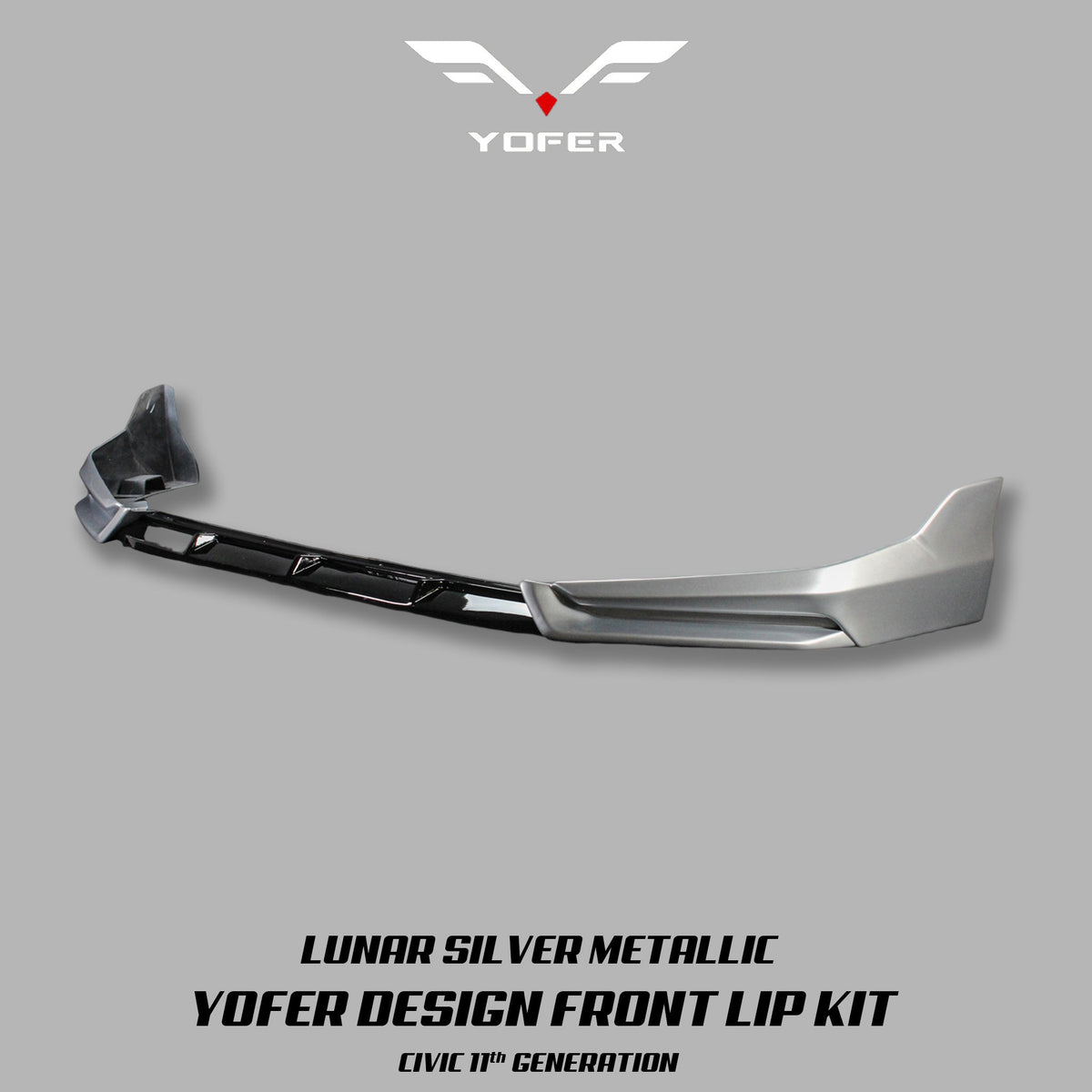 [CIVIC 11TH] YOFER DESIGN© FRONT LIP KIT V1 - XGENAUTO