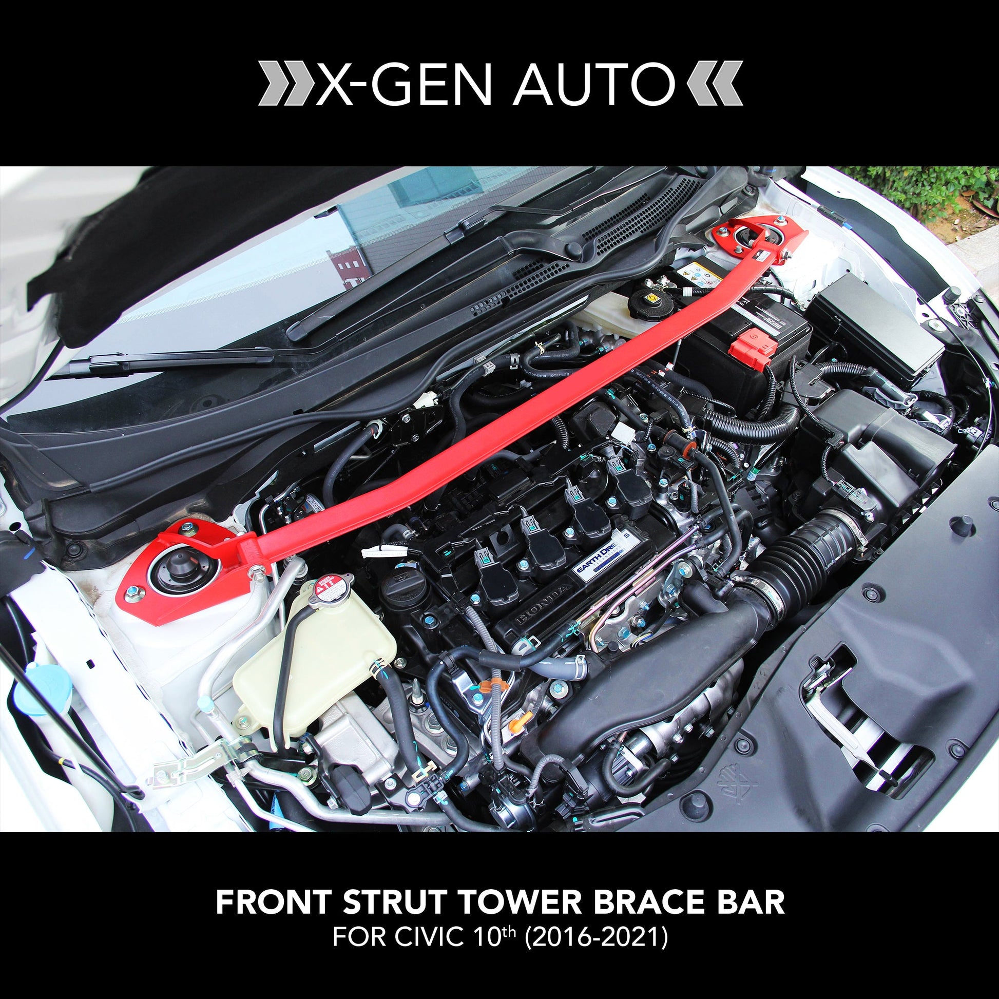 [CIVIC 2016 - 2021] FRONT STRUT TOWER BRACE - XGENAUTO