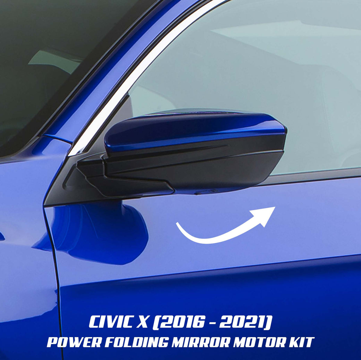 [CIVIC X] FOLDING MIRROR MOTOR KIT - XGENAUTO