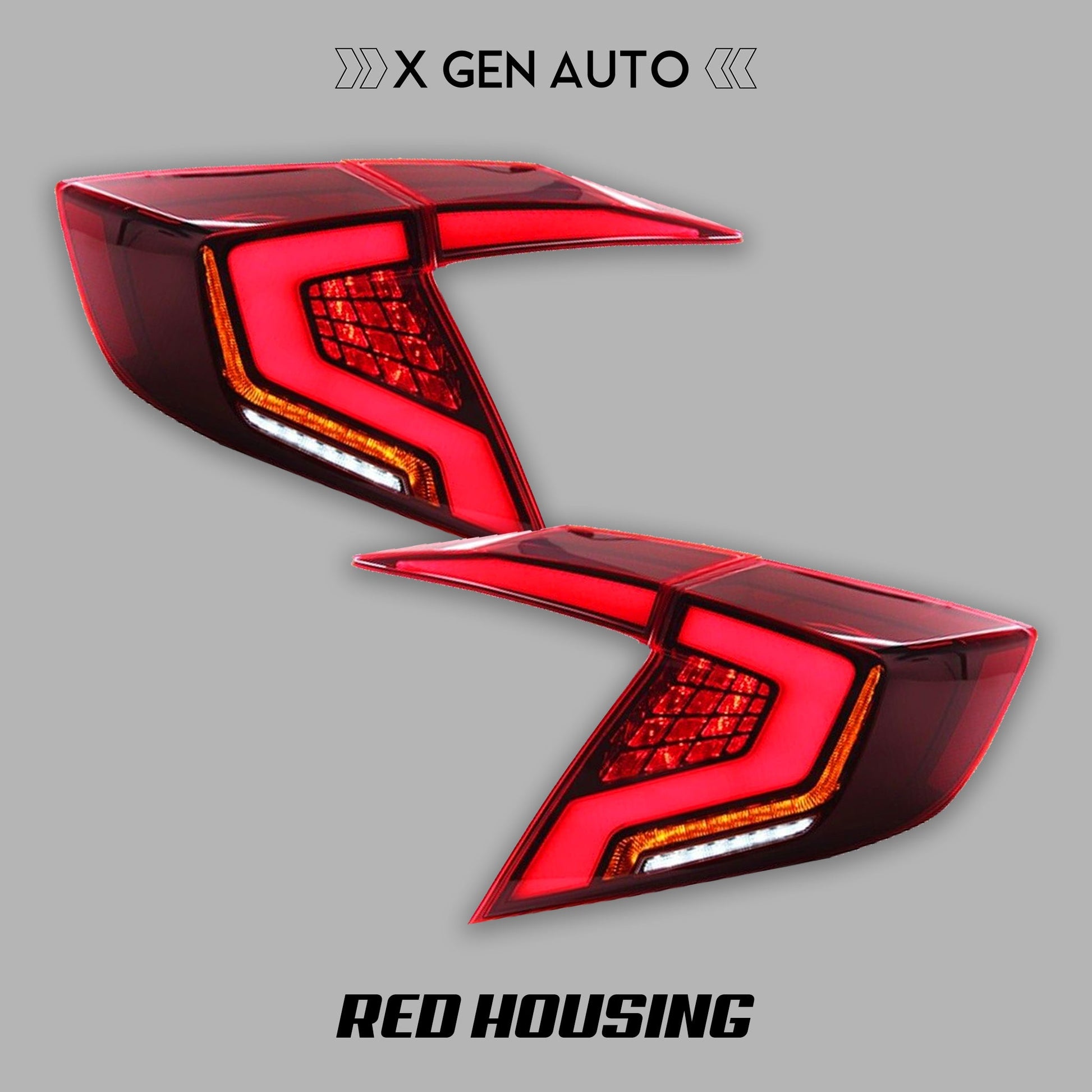 [CIVIC X SEDAN] V2 "BLADE" TAIL LIGHTS - XGENAUTO