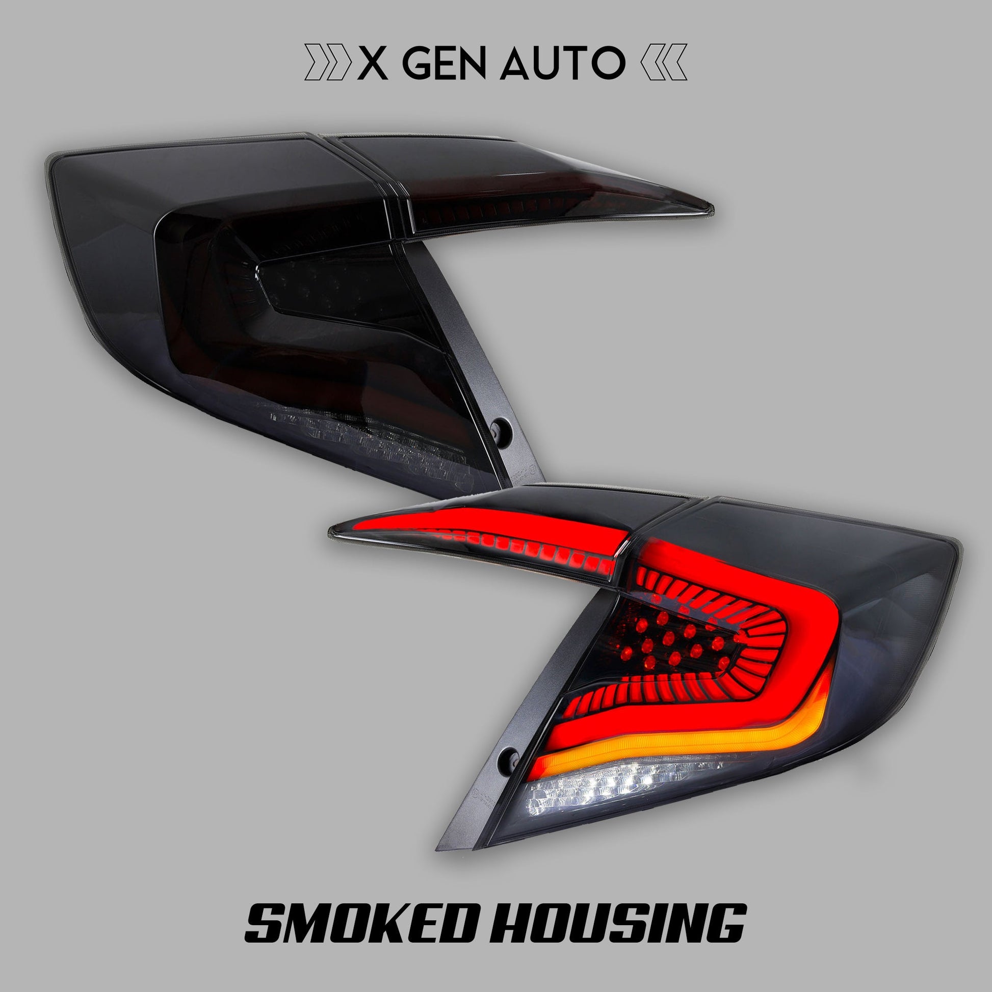 [CIVIC X SEDAN] V3 "SPACE" TAIL LIGHTS - XGENAUTO