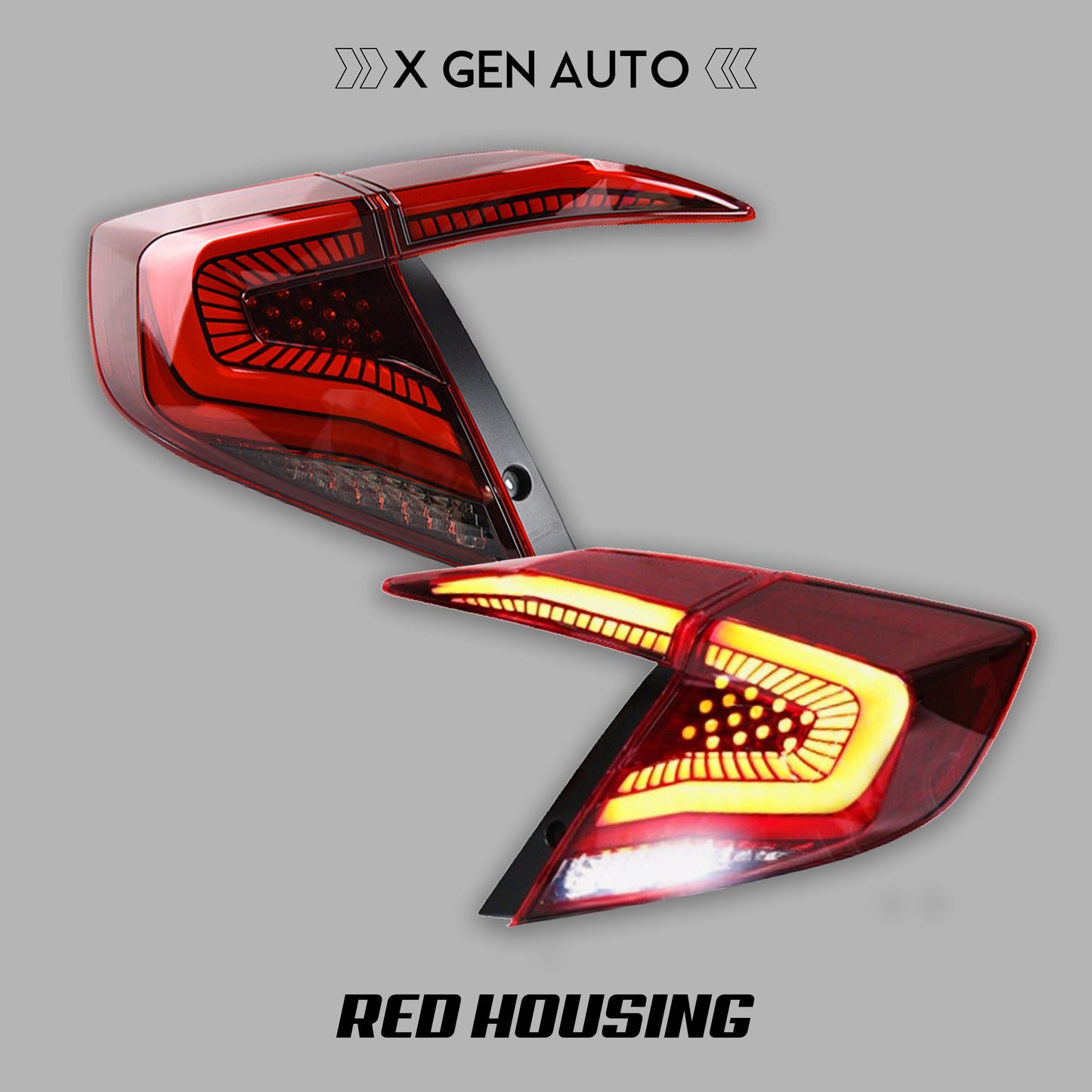 [CIVIC X SEDAN] V3 "SPACE" TAIL LIGHTS - XGENAUTO