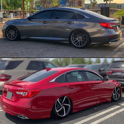 JDM SMOKED RAIN VISOR DEFLECTORS - XGENAUTO