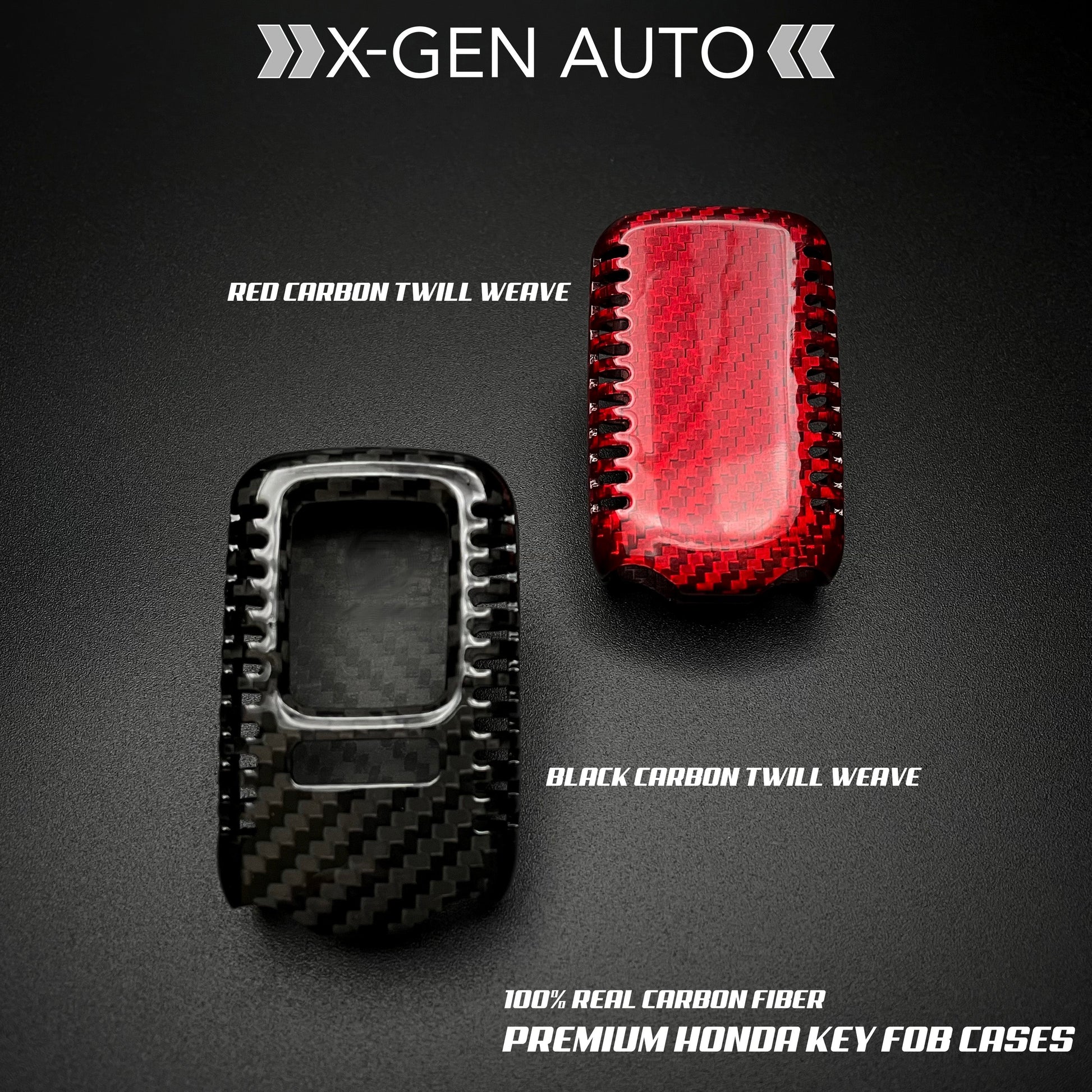 REAL CARBON FIBER KEY CASE - XGENAUTO