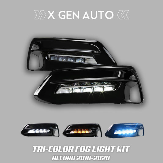 TRI - COLOR FOG LIGHT KIT - XGENAUTO