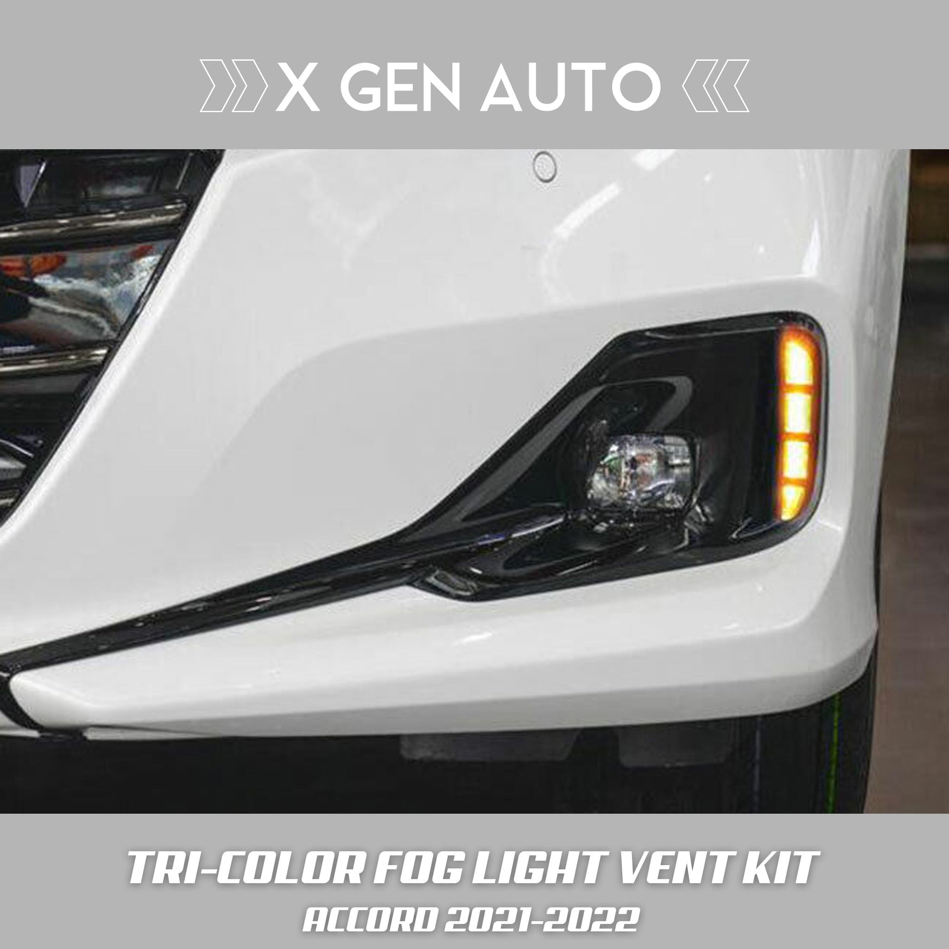 TRI - COLOR FOG LIGHT VENT KIT - XGENAUTO