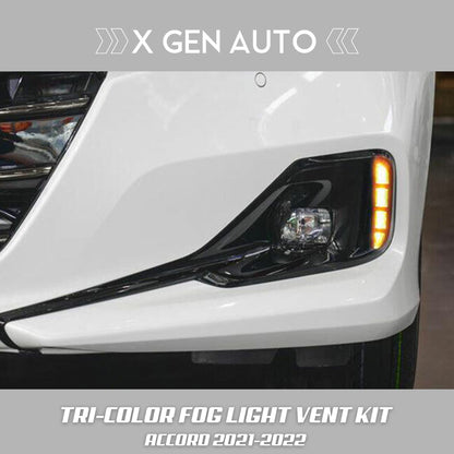 TRI - COLOR FOG LIGHT VENT KIT - XGENAUTO
