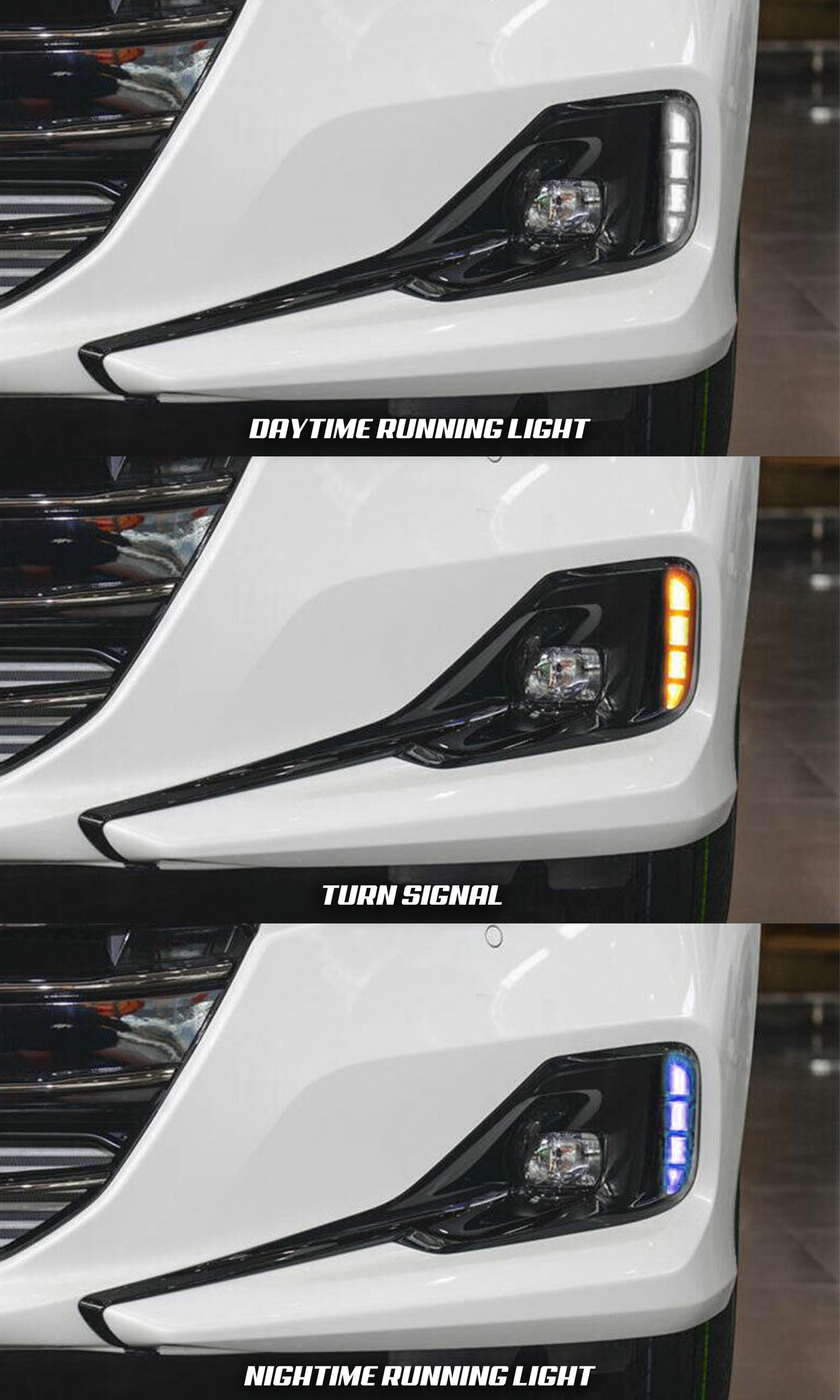 TRI - COLOR FOG LIGHT VENT KIT - XGENAUTO