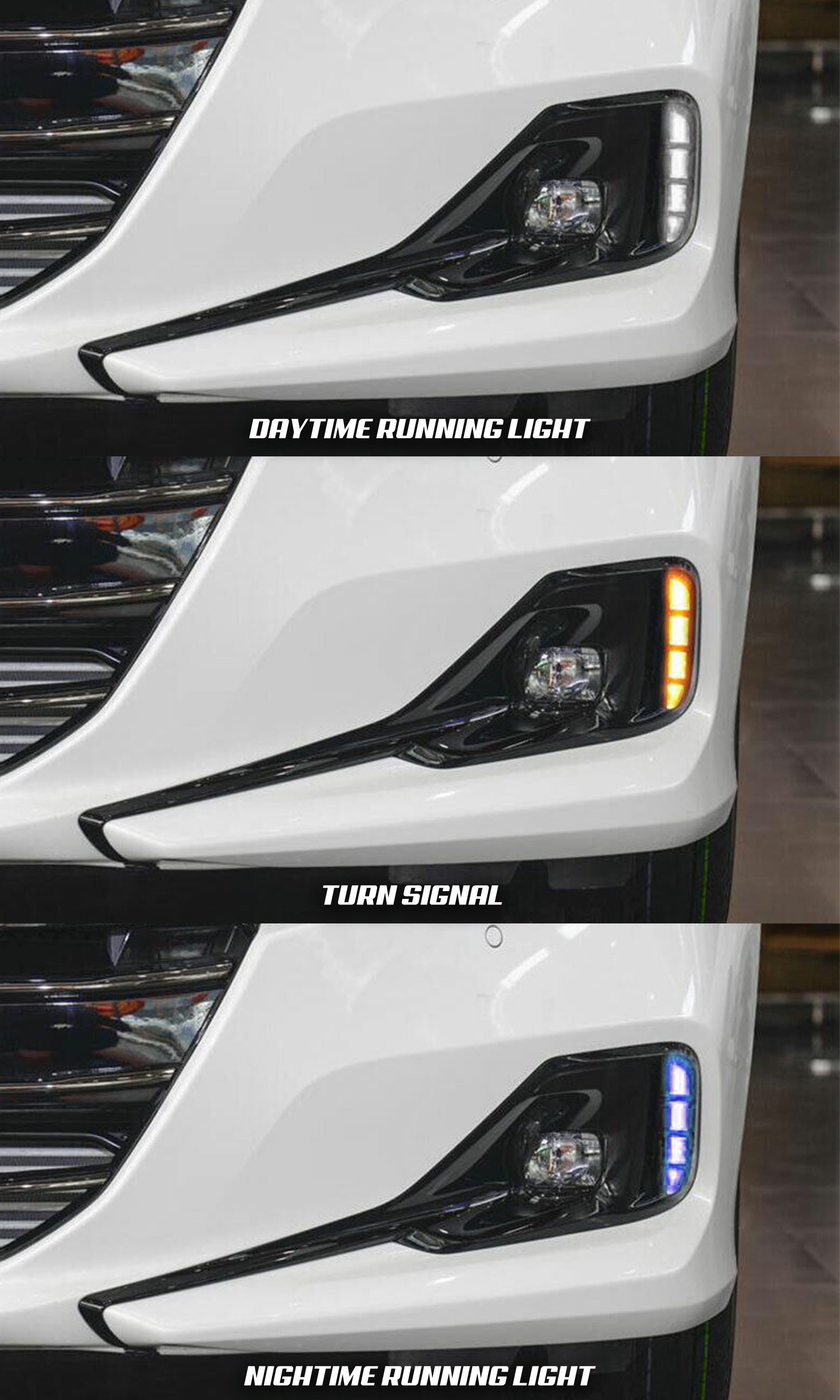 TRI - COLOR FOG LIGHT VENT KIT - XGENAUTO