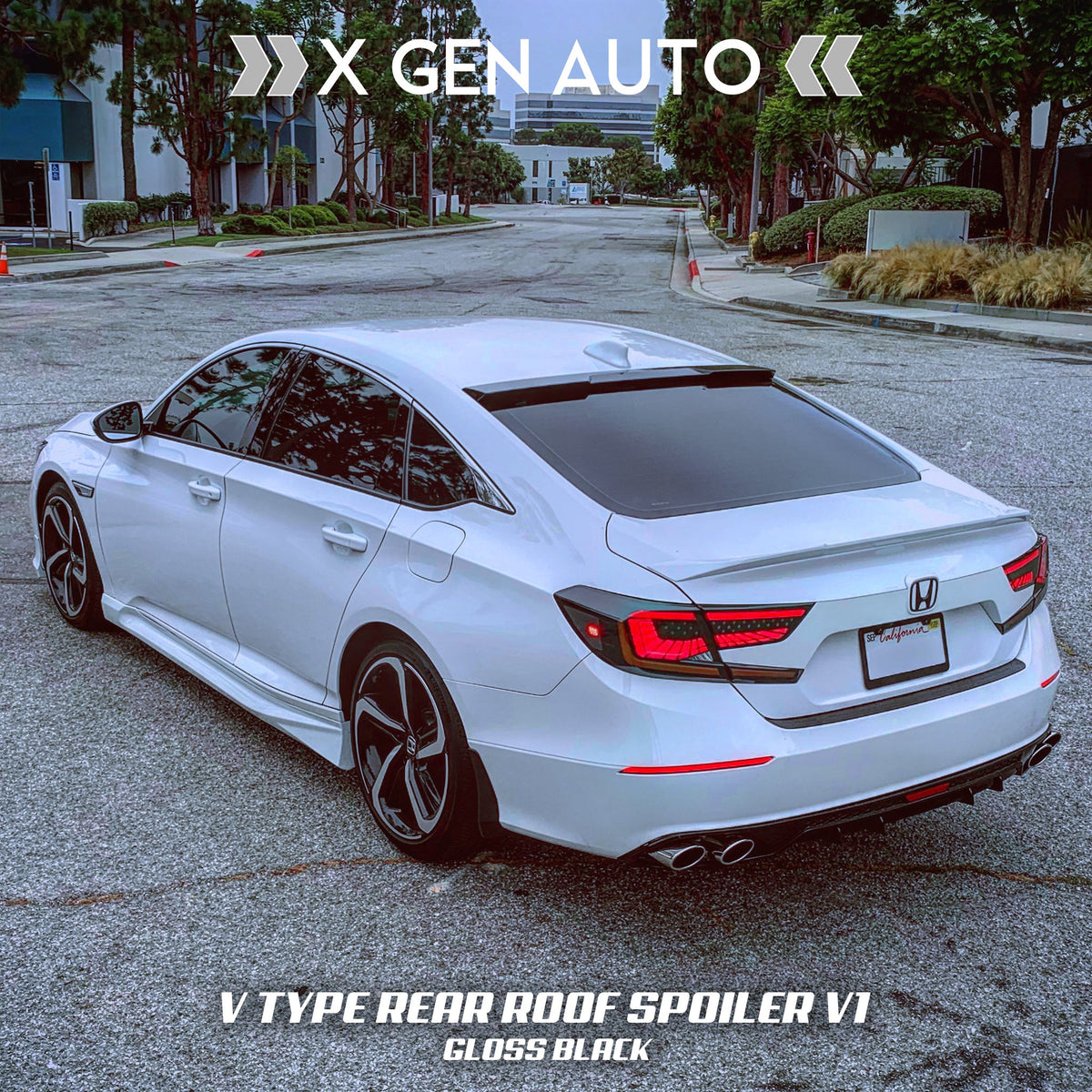 V TYPE REAR ROOF SPOILER - XGENAUTO