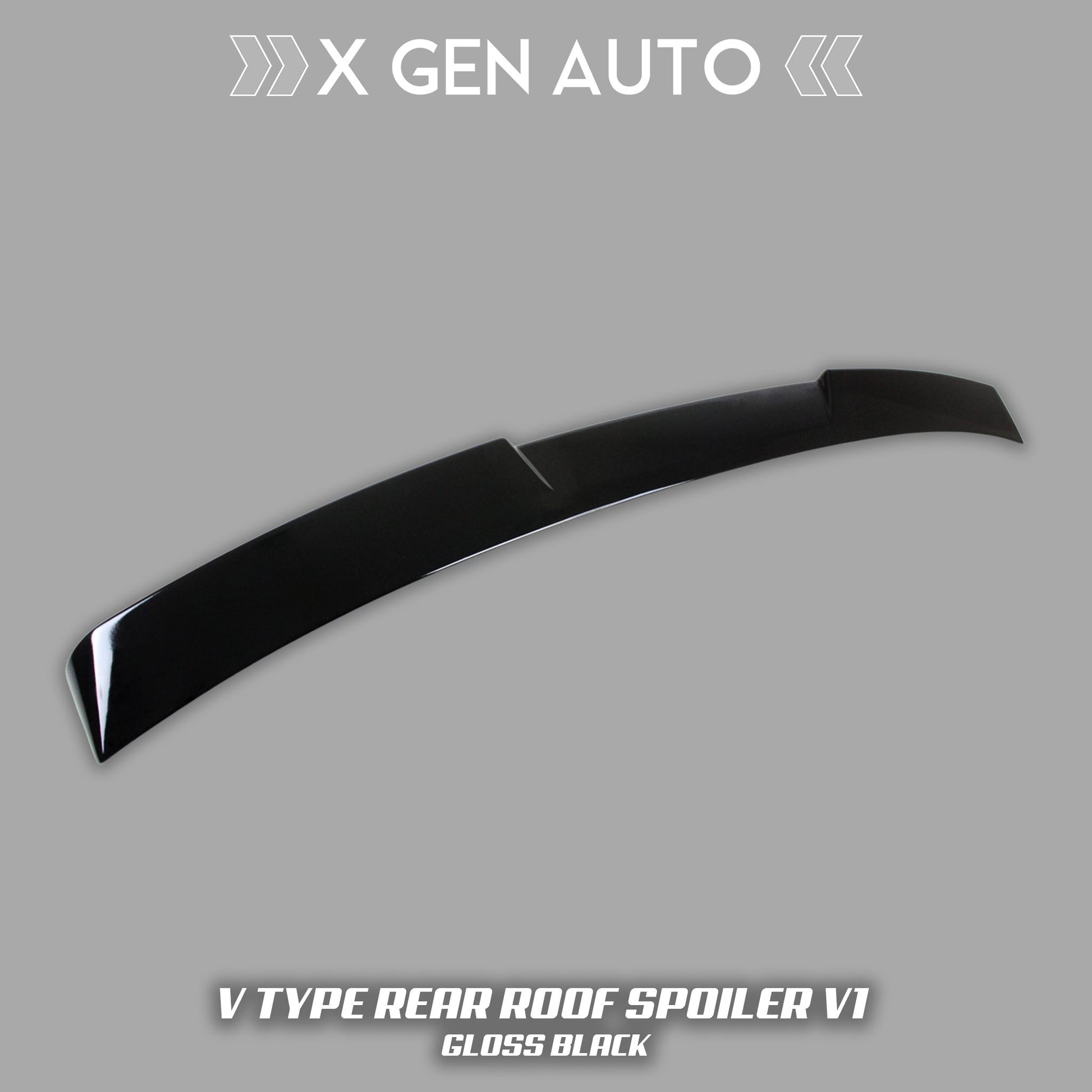 V TYPE REAR ROOF SPOILER - XGENAUTO