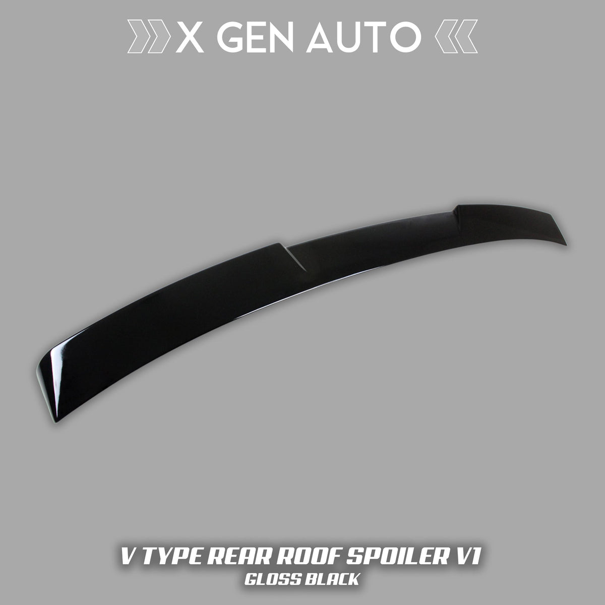 V TYPE REAR ROOF SPOILER - XGENAUTO