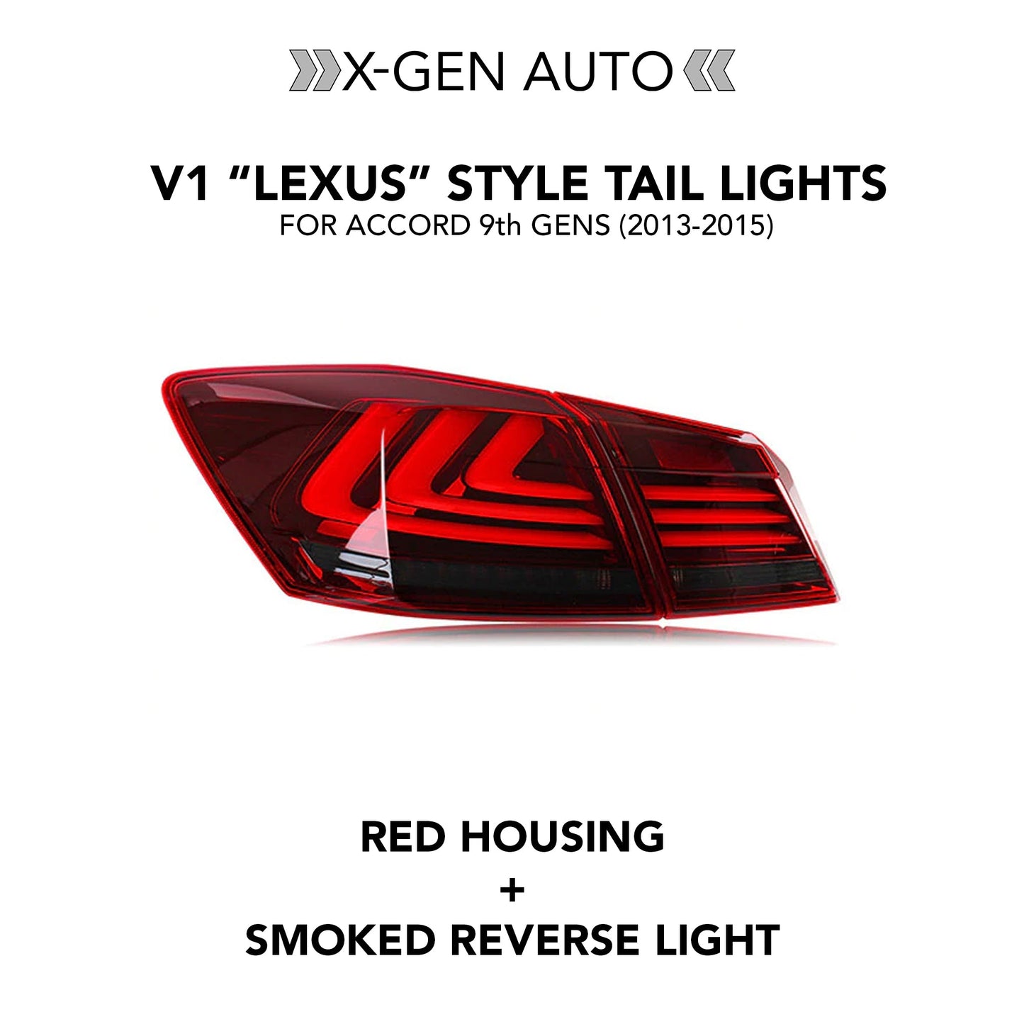 V1 "LEXUS" STYLE TAIL LIGHTS - XGENAUTO