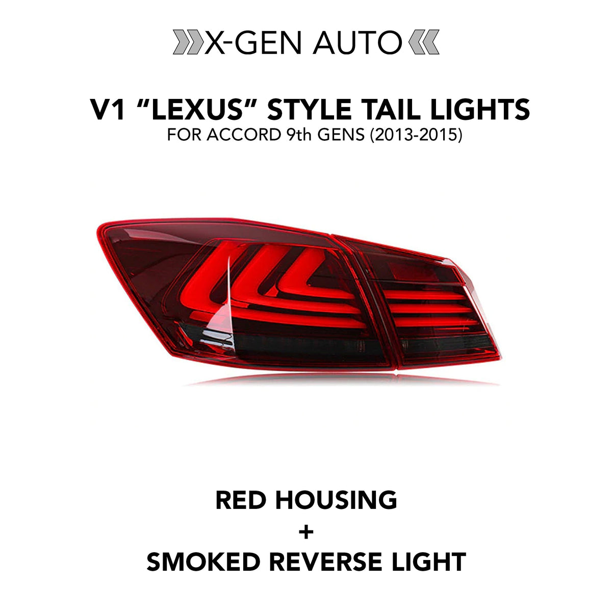 V1 "LEXUS" STYLE TAIL LIGHTS - XGENAUTO