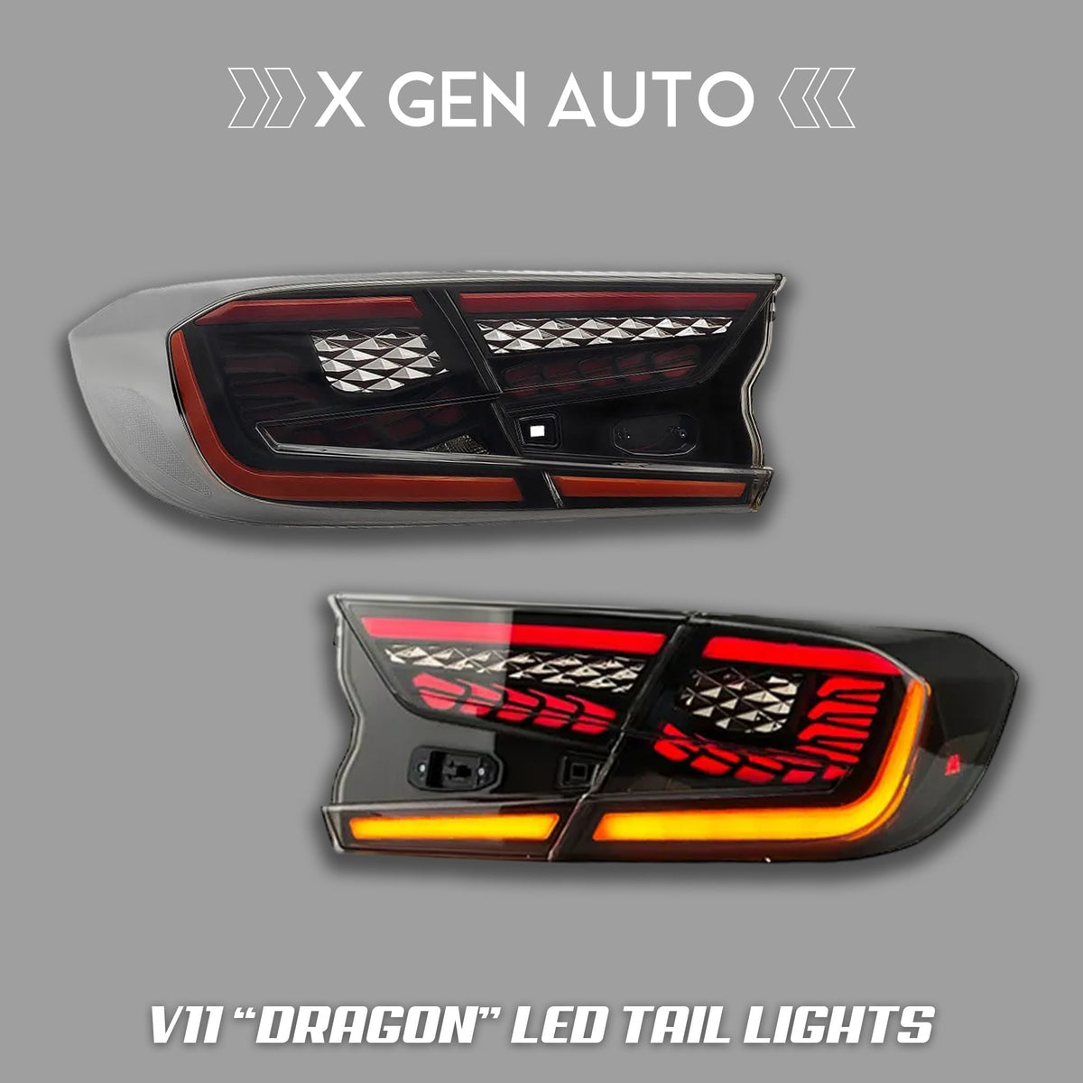 V11 "DRAGON" TAIL LIGHTS - XGENAUTO